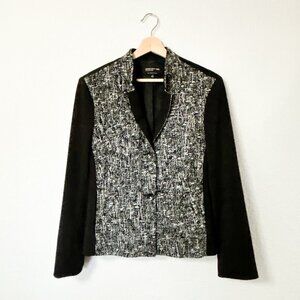 Jones New York Black Tweed Blazer Size 14